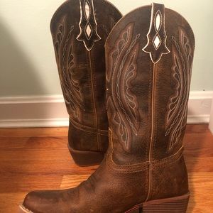 Justin square toe boots